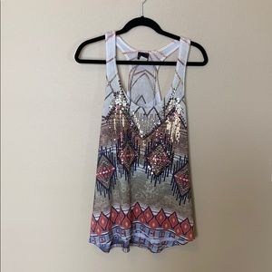 Pattern tank top